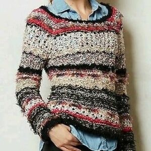 Anthropologie Sleeping on Snow Sweater